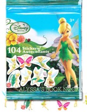 DISNEY FAIRIES TINKERBELL 104 STICKERS PACK AUTOCOLLANTS 