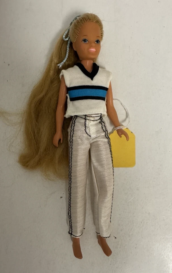 Mattel Tropical Skipper #1021 1986 - Cabello largo rubio - Camisa y pantalones Foto 2 de 4