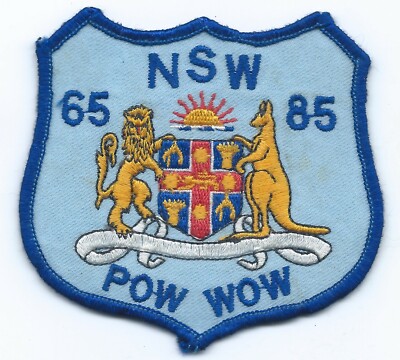 Vintage Royal Rangers NSW Pow Wow 1985 Woven Sew-On Patch