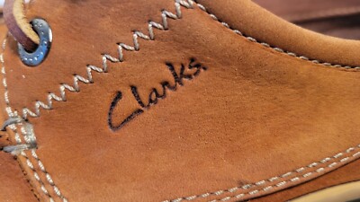 Clarks 78611 Soft Leather Nubuck Casual Lace up Oxford Boat