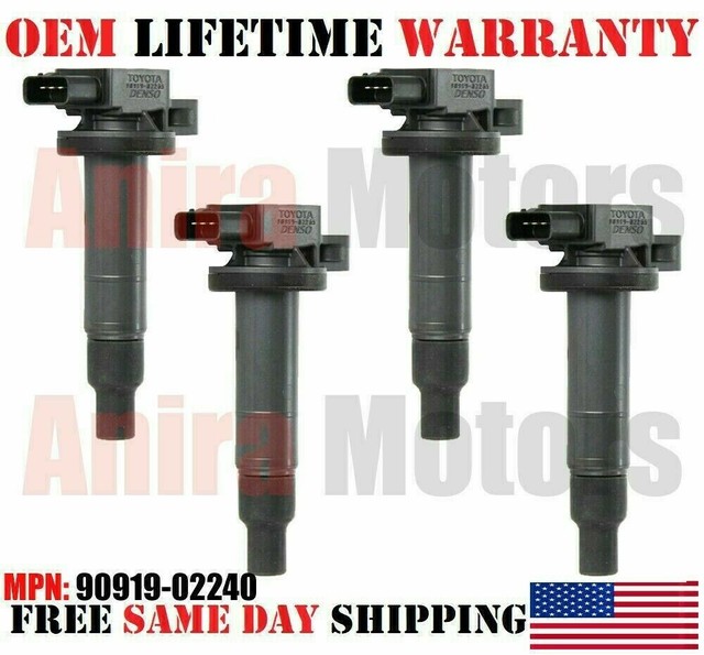 BRAND NEW 4/unit OEM DENSO IGNITION COIL FOR 20072017 Toyota Yaris 1
