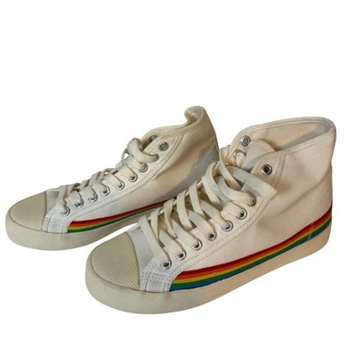 Gola Coaster Vegan Gola Classics Women's High Rainbow Drop Sneaker Shoes Sz US 6