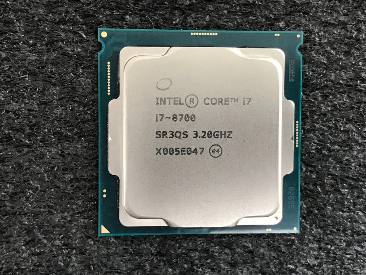 Intel Core i7-8700 Processor Model LGA 1151/H4 Socket Type