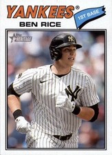 2026 Topps Heritage #189 Ben Rice New York Yankees