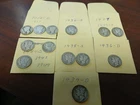 13-Mercury Dimes 1916-1944   90% Silver