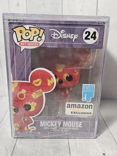 Funko POP! Art Series Disney Mickey Mouse #24 Amazon Exclusive In Case