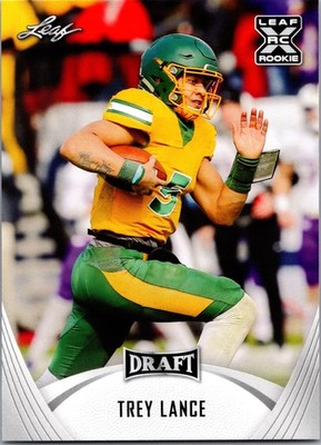 2021 LEAF TRADING CARDS FOOTBALL #4 TREY LANCE