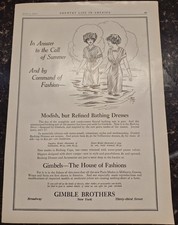 Gimble Brothers 2 print ads Country Life 1912