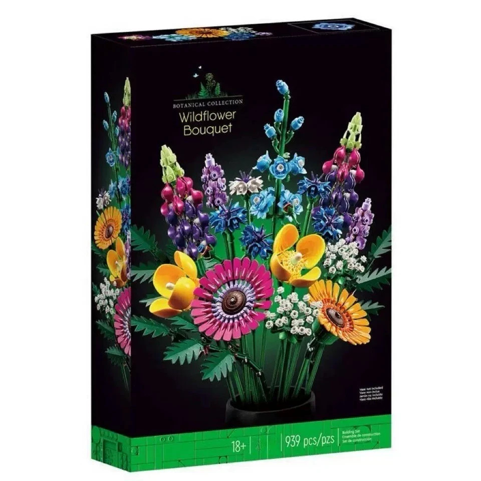 Lego Botanical Wildflower Bouquet Set 10313 - Image 19