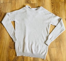 Autumn Cashmere 100 Cashmere Beige Tan Sweater Long Sleeve Women s Size Medium