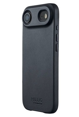 Mujjo Lederhülle MagSafe für iPhone Air Basalt