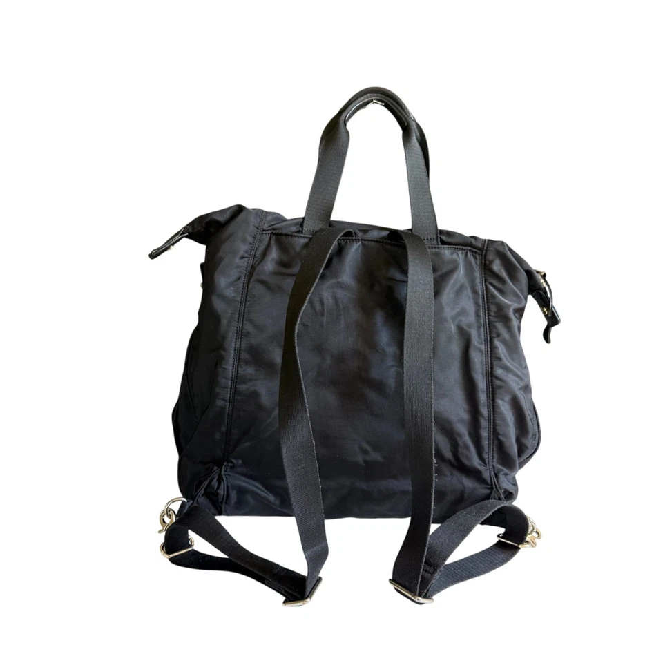 Bolso Mochila Bolso Para Mujer Negro Ropa de Trabajo Knomo London Mayfair Chiltern Laptop Foto 2 de 4