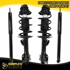 Front Complete Struts & Rear Shock Absorbers for 2006-2015 Toyota Yaris