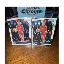 Panini Prizm WNBA Shakira Austin Mystics 2-Card Lot #81 2025 white seismics!