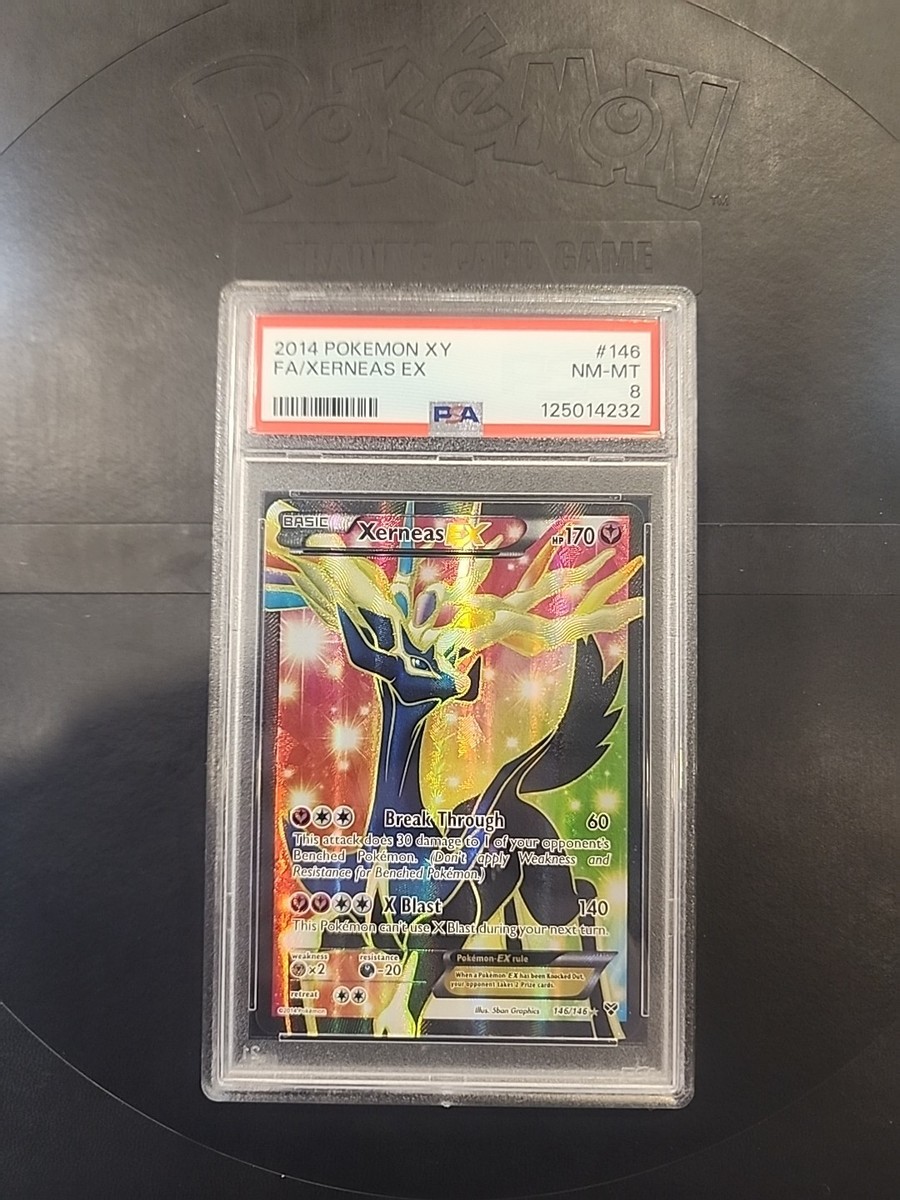 2014 POKEMON XY #146 FULL ART/XERNEAS EX PSA 8 | eBay