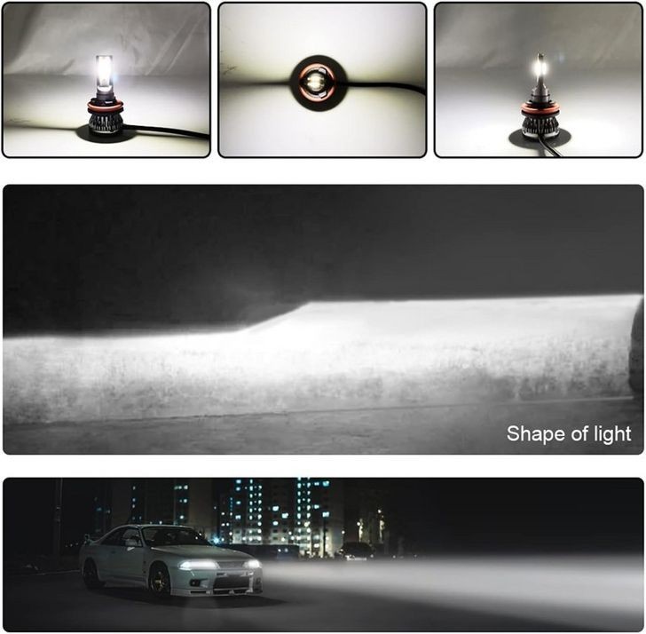 - Senza marca/Generico - - Lampadine LED H7 70W CANBUS Slim 12V 6000k Fari Auto Moto Camper Alta Potenza - Miniatura 3
