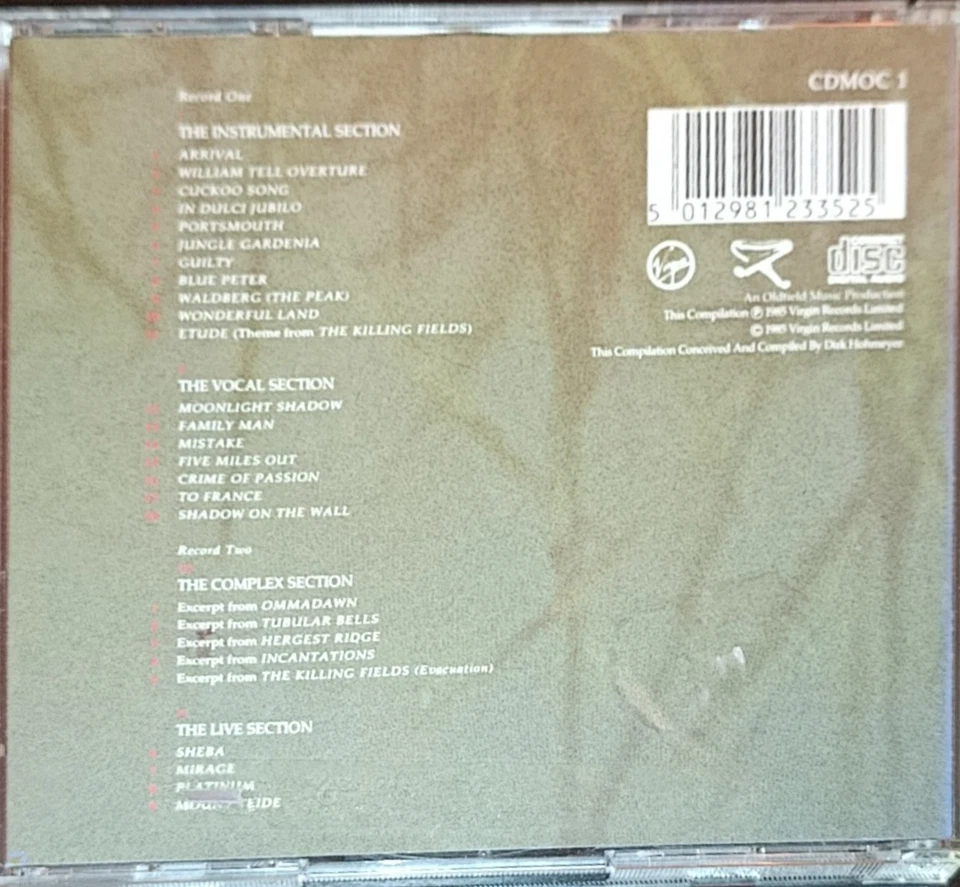 The Complete Mike Oldfield Cd - Bild 3 von 3