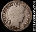 1908 Barber Dime- Silver- Scarce Better Date No Reserve #J853