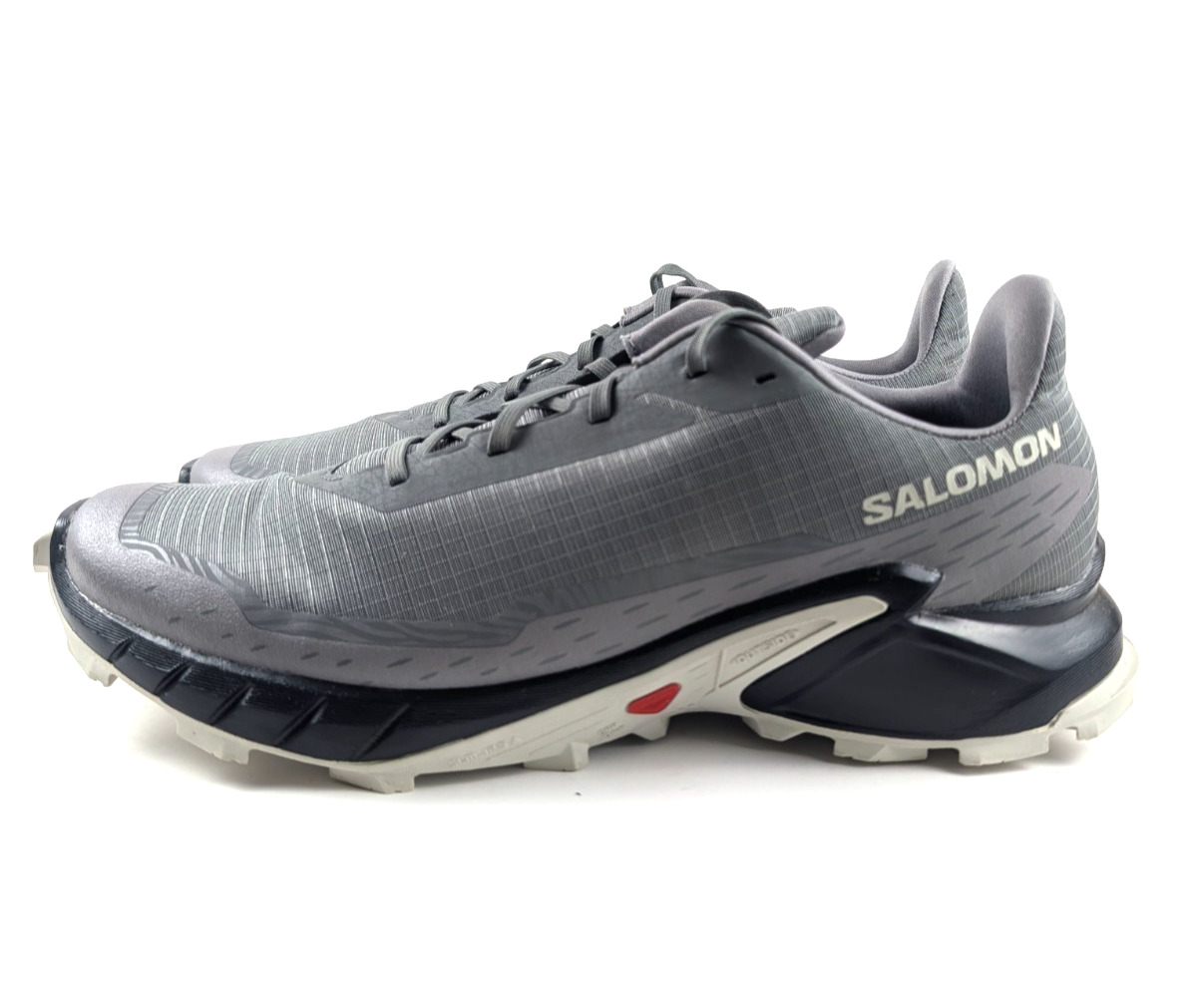 Scarpe da trekking Salomon Alpha Cross 5 trail running grigio da uomo taglia 13