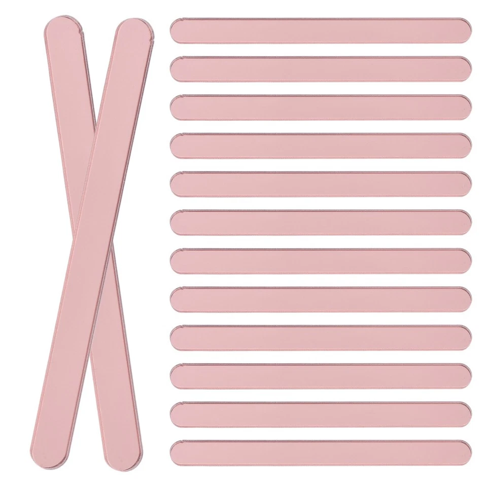  50 peças palitos de picolé reutilizáveis para fazer sorvete artesanato sobremesa acrílica - Imagem 2 de 4