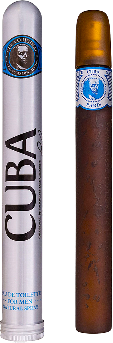 Cuba Blue Eau De Toilette 35ml Men’s Fresh Woody Cologne