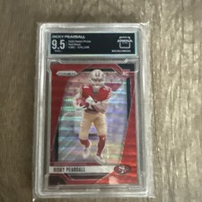 2024 Panini Prizm - Ricky Pearsall Red Wave #74/149 (RC) Arena Club 9.5