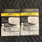 Quantity Of 2: Defiant Indoor Smart Plug (WIFI/ ALEXA/ HUBSPACE)