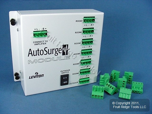 Bose Leviton 7-Zone Speaker Surge Protection Audio Distribution Module LBASP