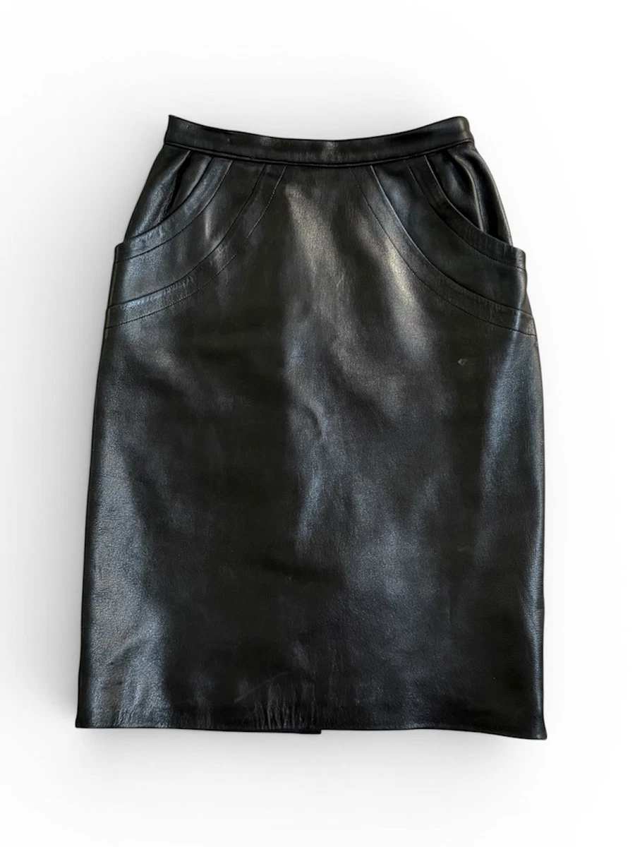 Saint Laurent Leather Skirts for Women for sale | eBay