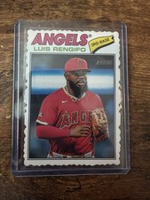 2026 Topps Heritage - Luis Rengifo Angels Brewers Deckle Edge Parallel SP #149