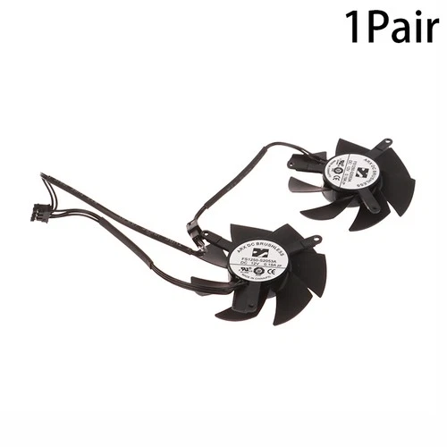 1 Pair FS1250-S2053A Video Cooler Graphics Card Fan For GTX 1650 1630 4GB