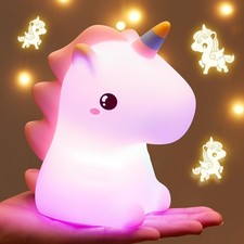 Unicorn Toys, Night Light for Kids Light,16 Pink