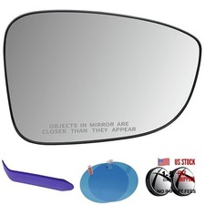 Passenger Side Mirror Glass Compatible with Honda Accord 2018-2025, Heated