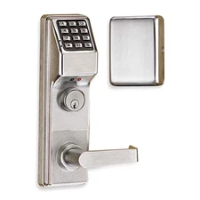 TRILOGY BY ALARM LOCK ETDLS1G/26DV99 Electronic Lock,Brushed Chrome,12 Button 1H