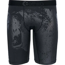 Ethika The Staple Fit Men's Embossed Bear Creek Boxer Brief Black
