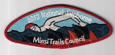 2013 National Jamboree JSP Minsi Trails Council RED Border
