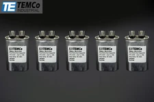 TEMCo 15 uf/MFD 370-440 VAC volts Oval Run Capacitor 50/60 Hz -Lot-5