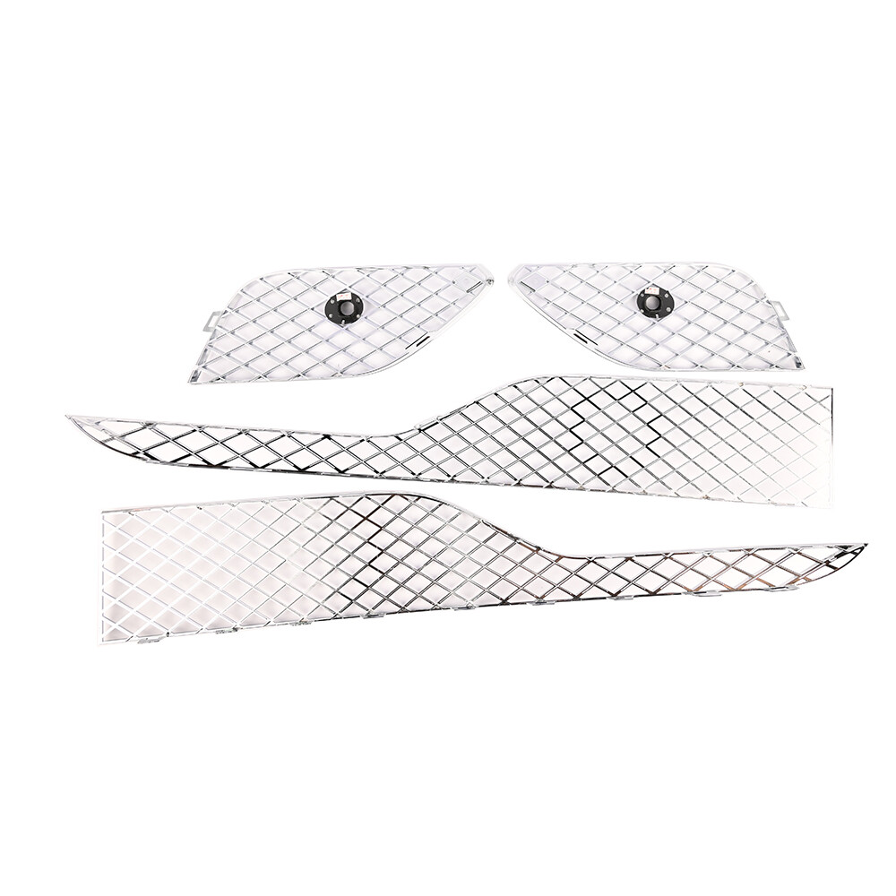 For Bentley Continental 6.0 Gt & Gtc Front Chrome Bumper Grill Set