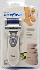 Emjoi Micro Pedi Callus Remover Foot File with Extra Coarse Roller (White)