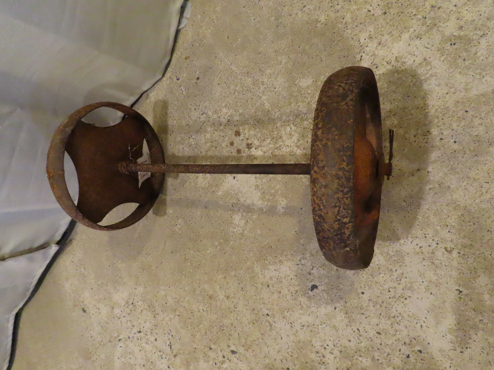 Gravely Rotary Plow Wheels with Axle, Vintage Tractor Parts eBay
