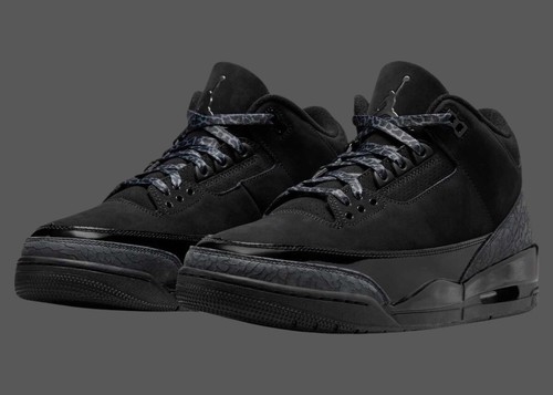 US10 - JORDAN 3 RETRO ‘BLACK CAT’ 2025 CT8532-001 ✅CONFIRMED PRESALE BRAND NEW✅