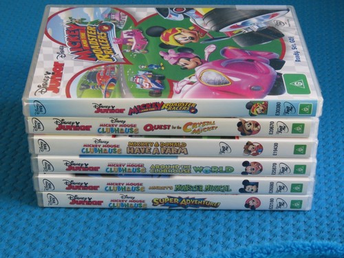 6 x MICKEY MOUSE CLUBHOUSE DVD DISNEY NEW SEALED MMCH MINNIE SUPER MONSTER - Picture 7 of 16