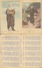 R@RIT@'SANTINO/CALENDARIO DEL 1940 CON S.CATERINA E S.FRANCESCO*N.5019