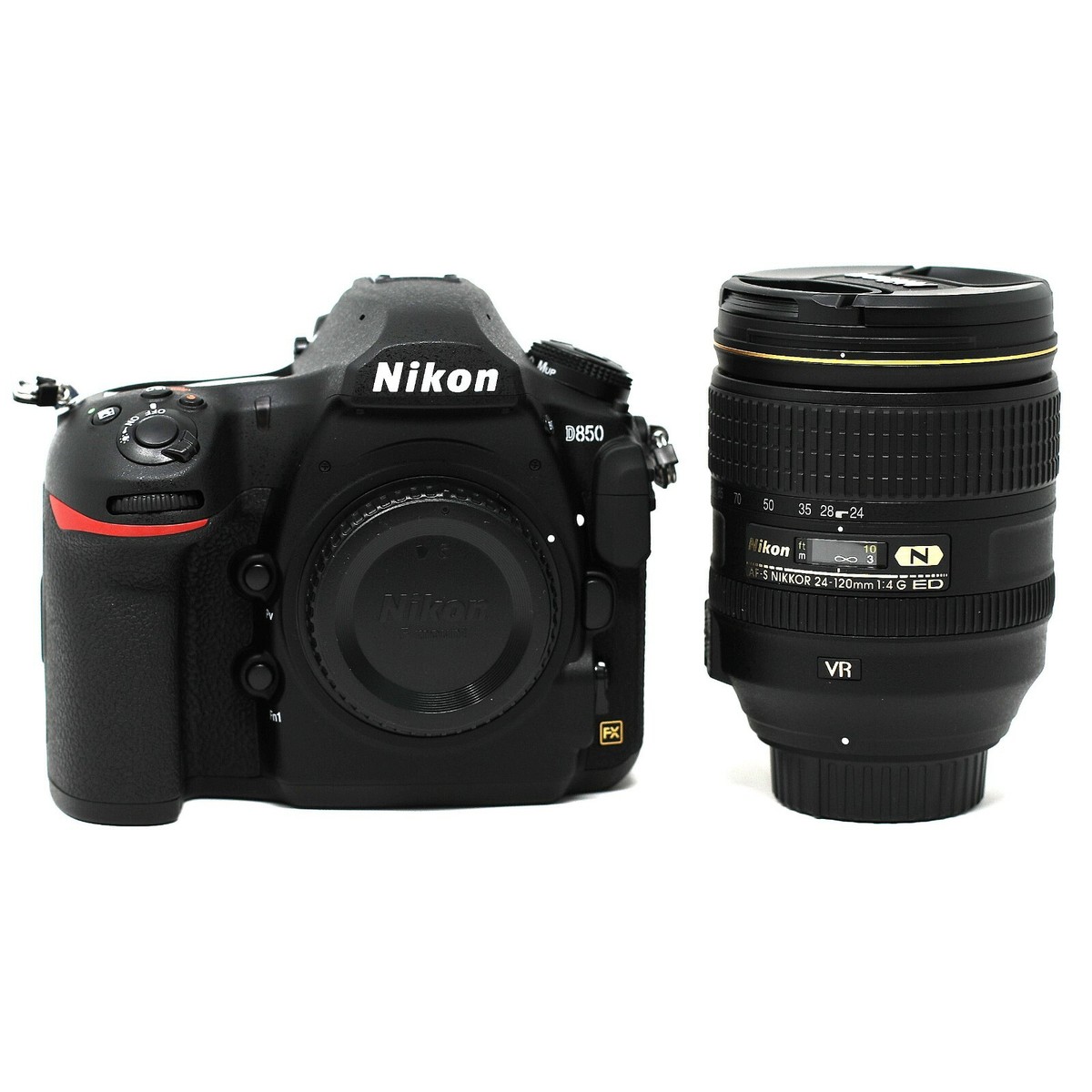 Nikon D850 DSLR Camera With AF-S NIKKOR 24-120mm F/4G VR Lens Bag Flash | UK