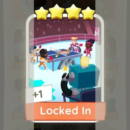 Locked In Monopoly GO 4 Star ⭐️⭐️⭐️⭐️ Stickers - FAST DELIVERY