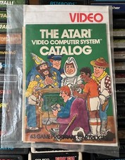 ATARI 2600 INSTRUCTION MANUAL CATALOG WARRANTY REGISTATION CARD COMBAT UNOPENED
