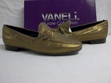 Vaneli Van Eli Purple Collection Sze 7 M Rodina Leather Bronze New Womens Shoes