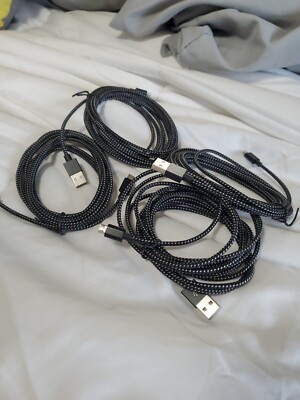 4-PACK Micro USB Data Sync Charger Charging Cable Cord