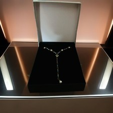 Beautiful Necklace New In Box With Pearls And Other Stones 19”