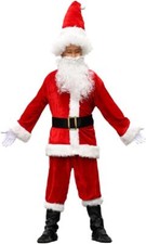 Quenny Navidad Papá Noel Disfraces, Adulto Hombre Papá Noel Ropa Conjunto 12679